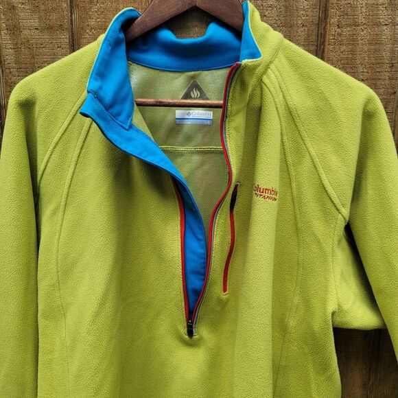 Columbia Titanium Omni Heat Fleece 1/2 Zip Pullover Mens Size L - Picture 7 of 13